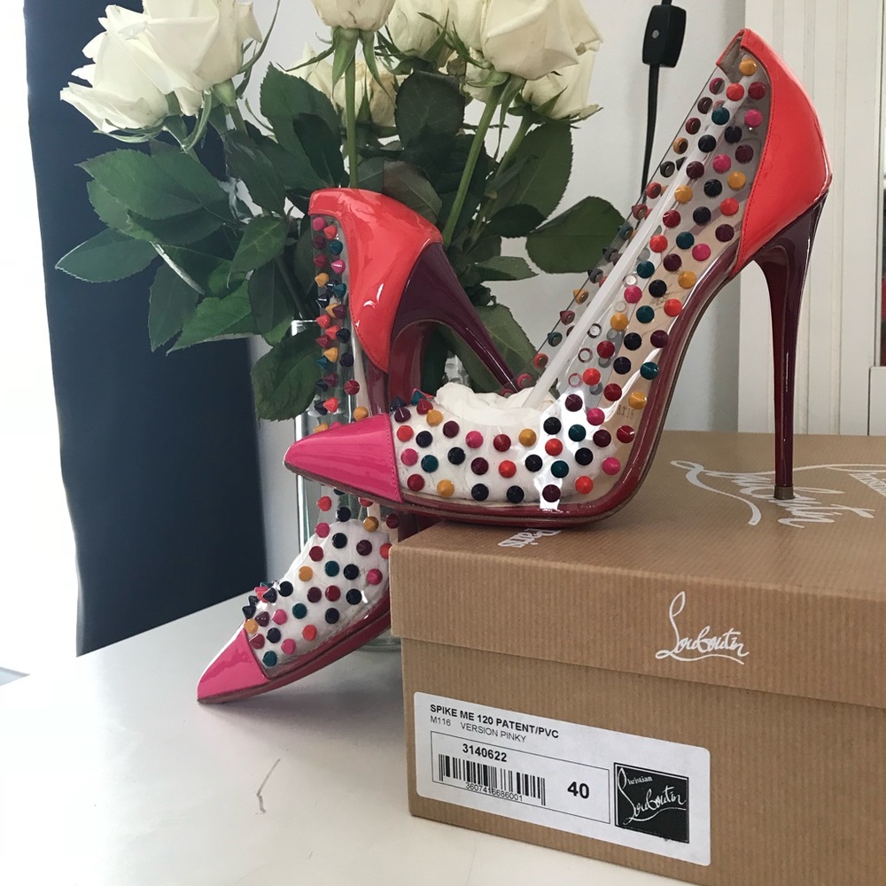 Christian Louboutin heels. Exciting colors!!!!!